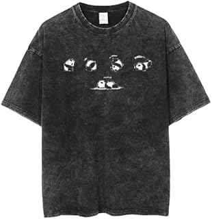 Panda cute kawaii t-shirt Washed 17