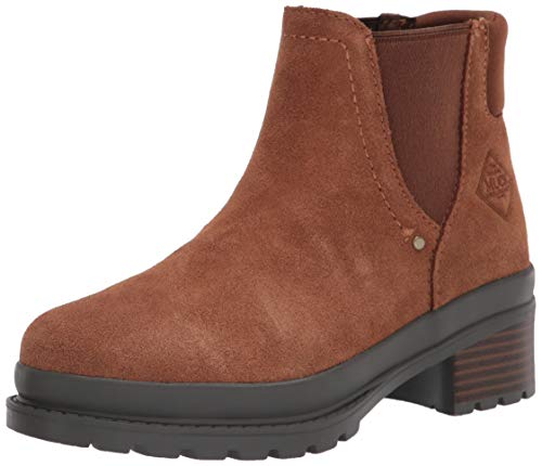 Muck Chelsea - Botas impermeables para mujer, NEGRO, 6 US