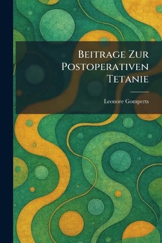 Beitrage Zur Postoperativen Tetanie