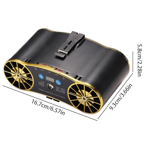 Ventilateur rechargeable 20000mAh multifonction contre la forte chaleur - 7