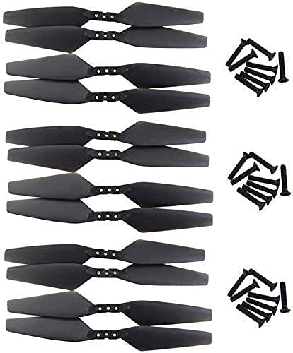 Image of ZYGY For 12PCS Propellers for MJX Bugs 4W B4W EX3 D88 HS550 Folding Quadcopter Blades Aerial Photography Brushless Drone Black accessories