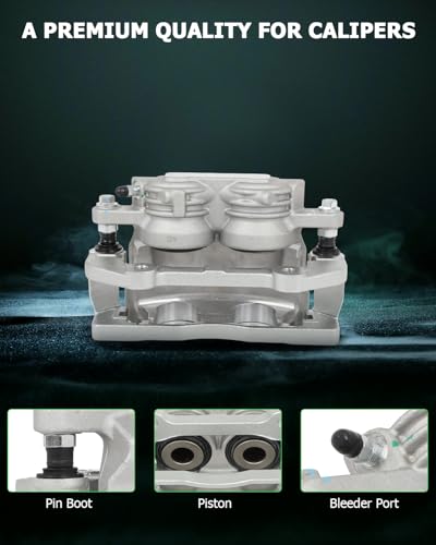 Image of SCITOO 18B4878 18B4879 Front Left & Right Disc Brake Calipers Assembly w /Bracket For Cadillac For CTS 2003-2008,For Cadillac For STS 2005-2008