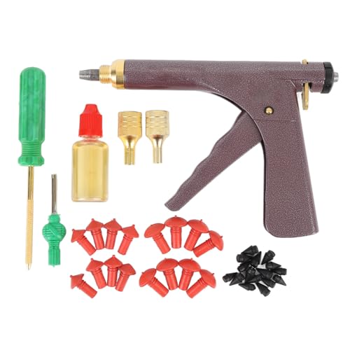 Kit de réparation de pneu tubeless pour crevaisons de voiture et moto lors des voyages en famille