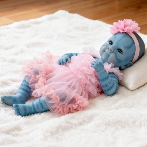 Muñeco Reborn 19 Pulgadas Vinilo Realista para Niños miniatura 5