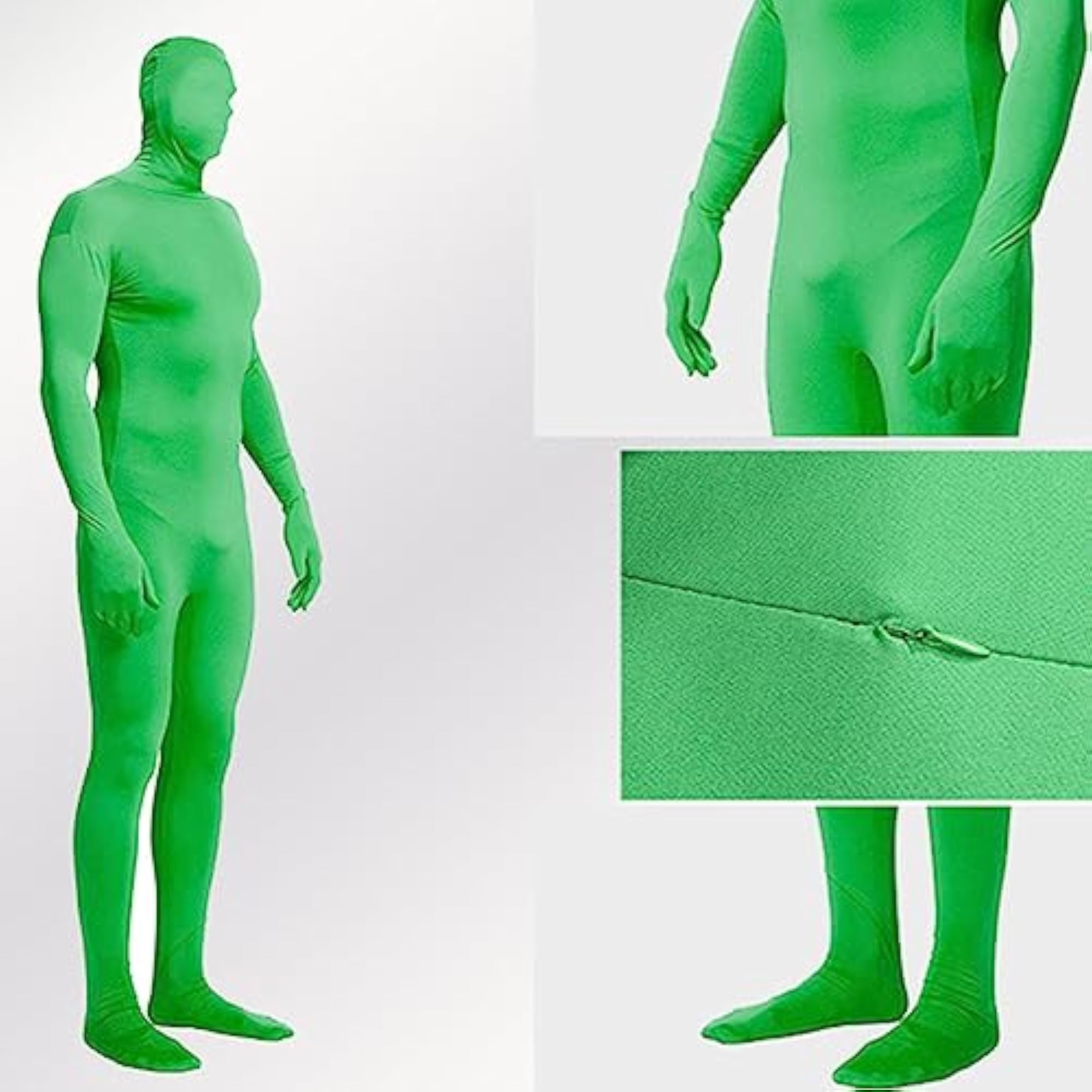 Green Screen Bodysuit Full Body Greenman Suit for Photography