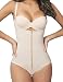 Camellias Women Seamless Firm Control Shapewear Zipper Closure Open Bust Bodysuit Body Shaper Slimmer Shaperwear Beige, SZ70950-Beige-3XL