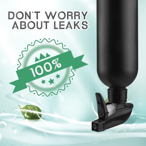 500ml/16 Oz Plastic Spray Bottles,Empty Heavy Duty Adjustable Fine Mist and Stream Container for Home Garden Plant,Essential Oils,Hair,Household Cleaning Solutions-Black,6 Pack4