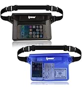 ipow wasserdichte Tasche Beutel Hülle Unterwassertasche Bauchtasche vollkommen für iPhone, Handy,...