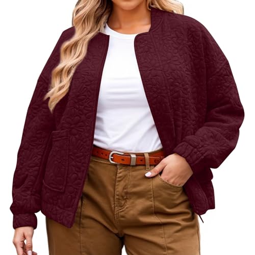 Bomber jacket femme mi-saison grande taille et veste légère matelassée