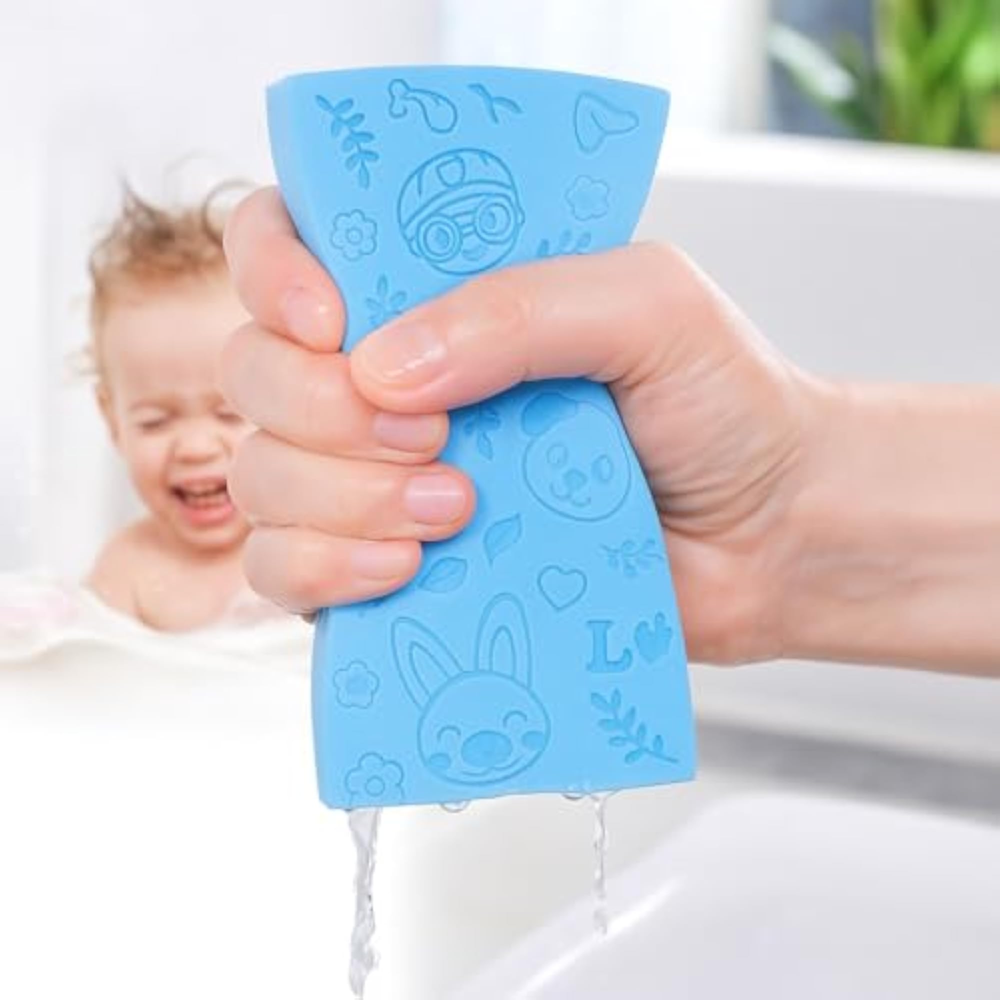 Pack of 2 Super Soft Bath Sponge Scrubber for Kids & Babies