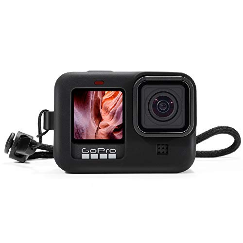 Custodia Protettiva in Silicone con Cordino per GoPro Hero 9 Black