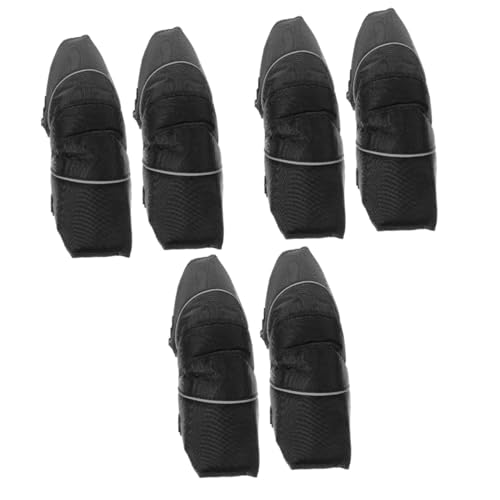 Accolade des genoux e-bike et protection articulée en faux cuir noir pour scooter