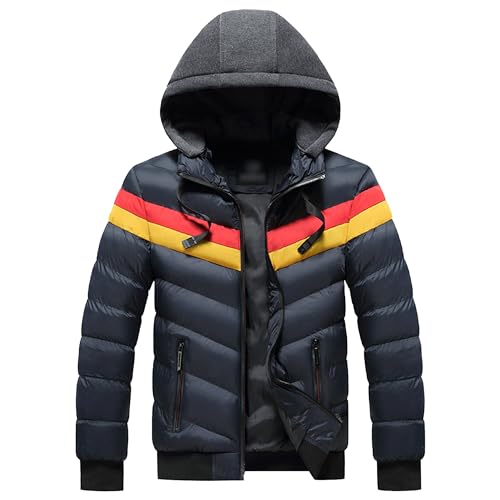 Manteaux d'hiver matelassés thermiques de ski pour hommes actifs