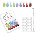Ombre Gel Polish Nail Sponges for Ombre 9 Series Colorful Blush Effect Gradient painting gel ombre & pat paint for nails