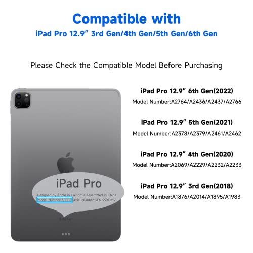 [2 Pack] Anti Blue Light Screen Protector Compatible With Ipad Pro 12.9 2022/2021/2020 (6Th/5Th/4Th Generation), Anti Glare Matte Ipad Pro 12.9 Screen Protector, Anti Scratch,High Sensitivity,Ultra Hd #TOP7