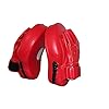 Guon-Wuvl-Sports-Boxing-Curved-Focus-Leather-Focus-Boxing-Gloves-Mitts-for-Training-Pair-for-Women-and-Men-MMA-Kickboxing-Muay-Thai-Sparring Sports Boxing Curved Focus Leather Focus Boxing Gloves Mitts for Training Pair for Women and Men MMA, Kickboxing, Muay Thai Sparring (Red)