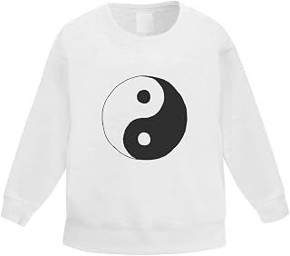 Azeeda 'Yin & Yang Symbol' Kid's Sweatshirt/Jumper (3-4 Years) (KW00070837)