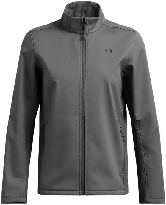 Under Armour Womens ColdGear Infrared Shield 2.0 Soft Shell, (025) Castlerock / / Black, X-Large - Image 3