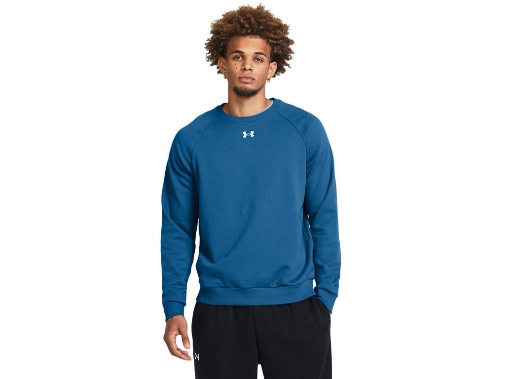 Under Armour Rival Fleece Crew, Comfortable & Breathable Long Sleeve Fleece, Men's Pullover Made With Fast-Drying Fabric Men — view 18