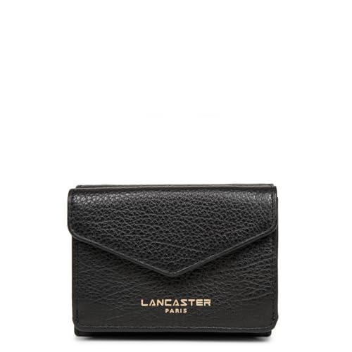 Portefeuille dos à dos Lancaster Dune en cuir noble et finitions luxe