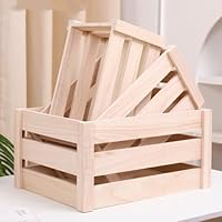 Amazon｜MJKQ9 収納ボックス 木製 ふた付き 引き出し 36*26*18cm