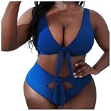 MINIKIMI Weißes String-Bikini-Top Lange Badehosen Badeanzug Für Frauen Mit 3 Stück Shell-Bikini-Oberteile Für Frauen Ernteoberteile Für Frauen Wässrige Bikini-Top Bikini-Einsätze
