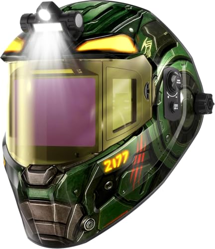 ANDELI Auto Darkening Welding Helmet with Panoramic View