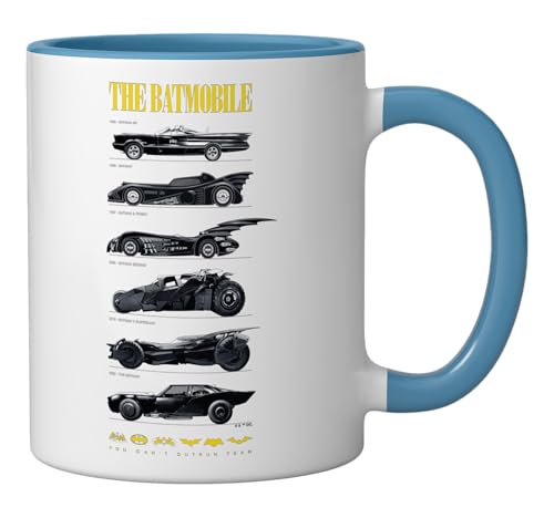 Taza cerámica Batman 85 aniversario azul/blanco 11 oz miniatura 2
