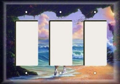 Decorative Light Switch Cover Plate - Magical Horse - Triple Rocker (Three Decora) Switch Or Outlet