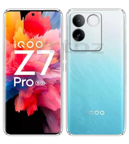 Image of Soft Silicone TPU Back Cover Compatible with iQOO Z7 Pro 5G / Vivo T2 Pro 5G, Transparent