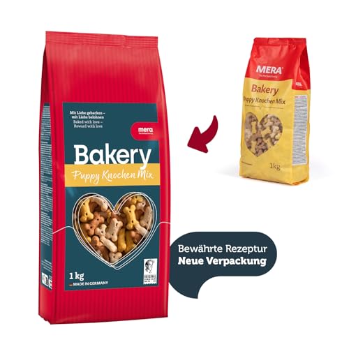 MERA Bakery Puppy Knochen Mix (1kg), Hundeleckerli für Training oder als Snack, Leckereien für Hunde aus natürlichen Zutaten… – Ansicht 2