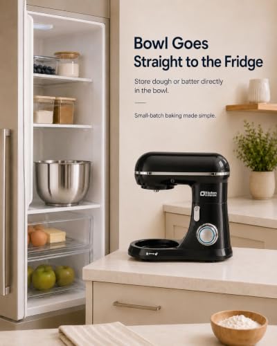 Image of Kitchen in the Box Stand Mixer, 3.5 QT Kitchen Electric Mixer for Baking