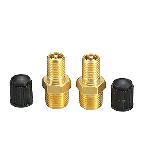 MOMOALA Alamor Válvula De Llenado De Tanque De Latón Niquelado Npt De 1/8 Pulg. Npt Schrader