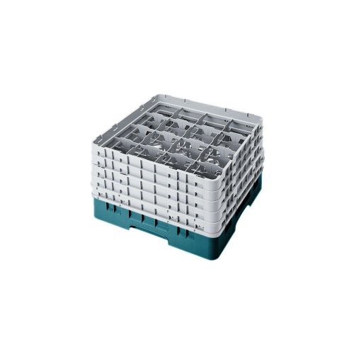 Camrack Glass Rack, W/5 Extenders, Full Size, 16 Compartments, 4-3/8'' Max. Dia., 10-1/8'' Max. (2 Pieces/Unit)