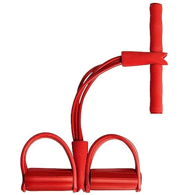 Multifunction Tension Rope, Elastic Yoga Pedal Puller Resistance Band, Hand Grip Strengthener Fitness Equipment, for Abdomen/Waist/Arm/Leg Stretching Slimming Training (Color : #5, Size : 1pc)