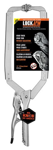 CH Hanson 18201 19-Inch Self-Adjusting Locking Long Reach C-Clamp with Swivel Pads