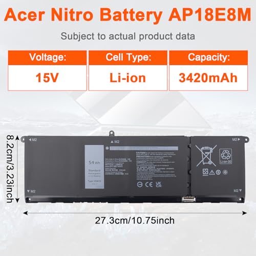 Batterie V6W33 Dell Inspiron 5410 corrige perte autonomie ordinateur