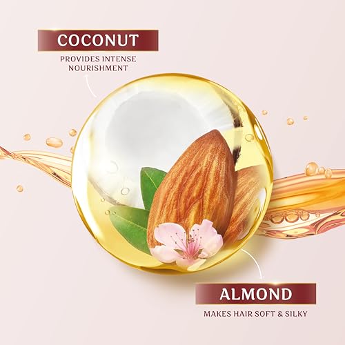 Image of Parachute Advansed Almond enriched Coconut Hair Oil with Vitamin E 300ml|Nourishes & Softens Hair | Helps Control Hair Fall| Helps Promotes Hair Growth | Up to 2x Softer Hair|Non-Sticky Formula| Dermatologically-Tested Hair Oil | For Men & Women