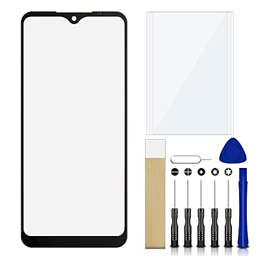 for Metro by T-Mobile LG K51 LMK500MM LM-K500MM Front Outer Glass Lens Screen Replacement Repair Tool Kit(No LCD Touch Digitizer)