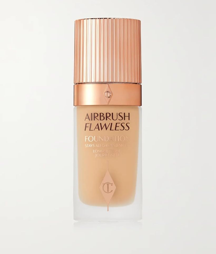 Charlotte Tilbury ORIGINAL | Airbrush Flawless Foundation | Base de maquillaje (3 WARM, 30 ml (Paquete de 1))