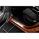 Avisa Edelstahl Einstiegsleisten kompatibel mit Renault Captur II 2020- 'Lines' - 4-Teilig