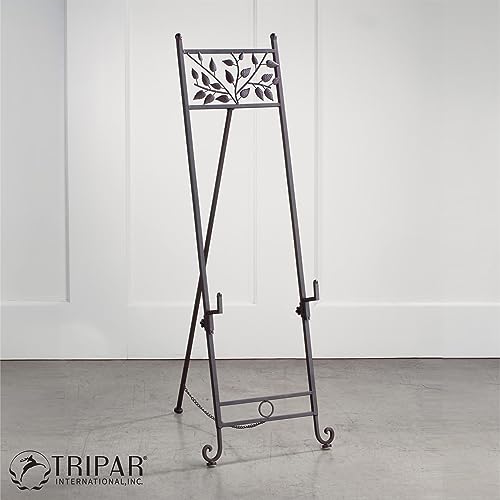 image for Tripar 56 Inch Natural Elements Metal Floor Easel Stand for Decoration