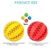 Hundespielzeug Ball, 4 Stück Hundeball, Naturgummi Hundespielzeug mit Minzgeschmack Ø 5cm, Hundezahn Reinigungs Spielzeugball, Hund Feeder Ball, interaktives Hundespielzeugs für Große & Kleine Hunde