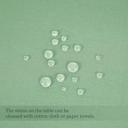 Pesonlook 10 Pack Sage Green Round Tablecloth 90 Inch, Waterproof by Pesonlook - Used condition - Image 5