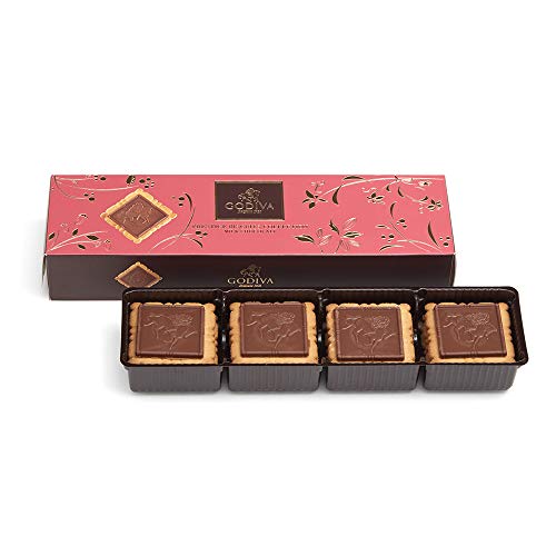 Godiva Prestige Kekse Milchschokolade 12 Stück: - Knusprige Kekse mit Milchschokolade und Lady Godiva-Motiv - 100 g – Bild 3