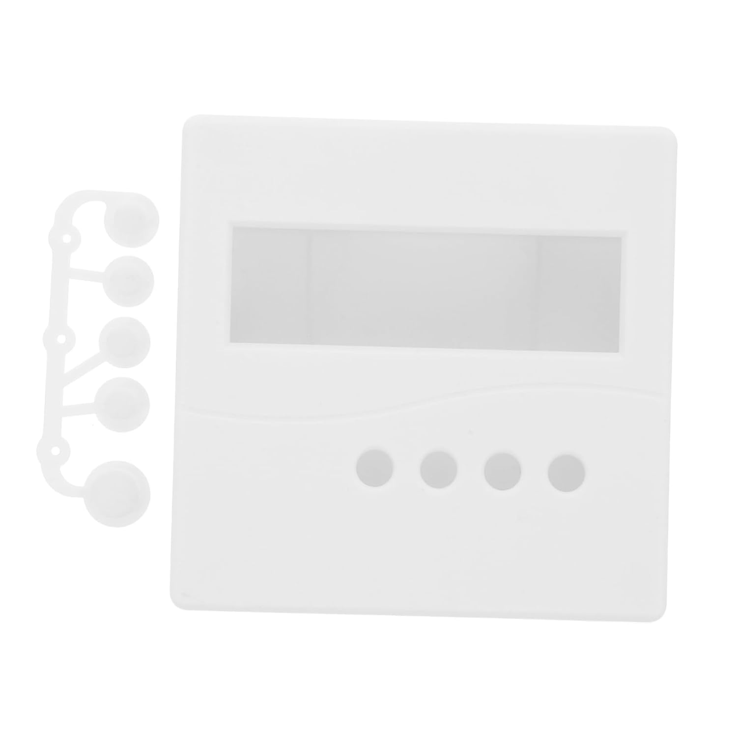White Plastic Thermostat Cover Electrical Box for Temperature Control