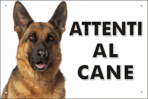 Pubblimania PASTORE TEDESCO Attenti al Cane