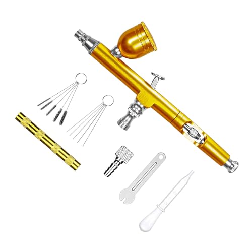 Aérographe double action 0.3mm à grande capacité pour décors précis - 4