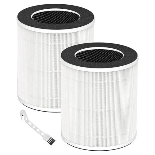 Filtre DAYETTE AP201 anti-odeur et allergènes lot de 2 filtres de rechange HEPA purificateur