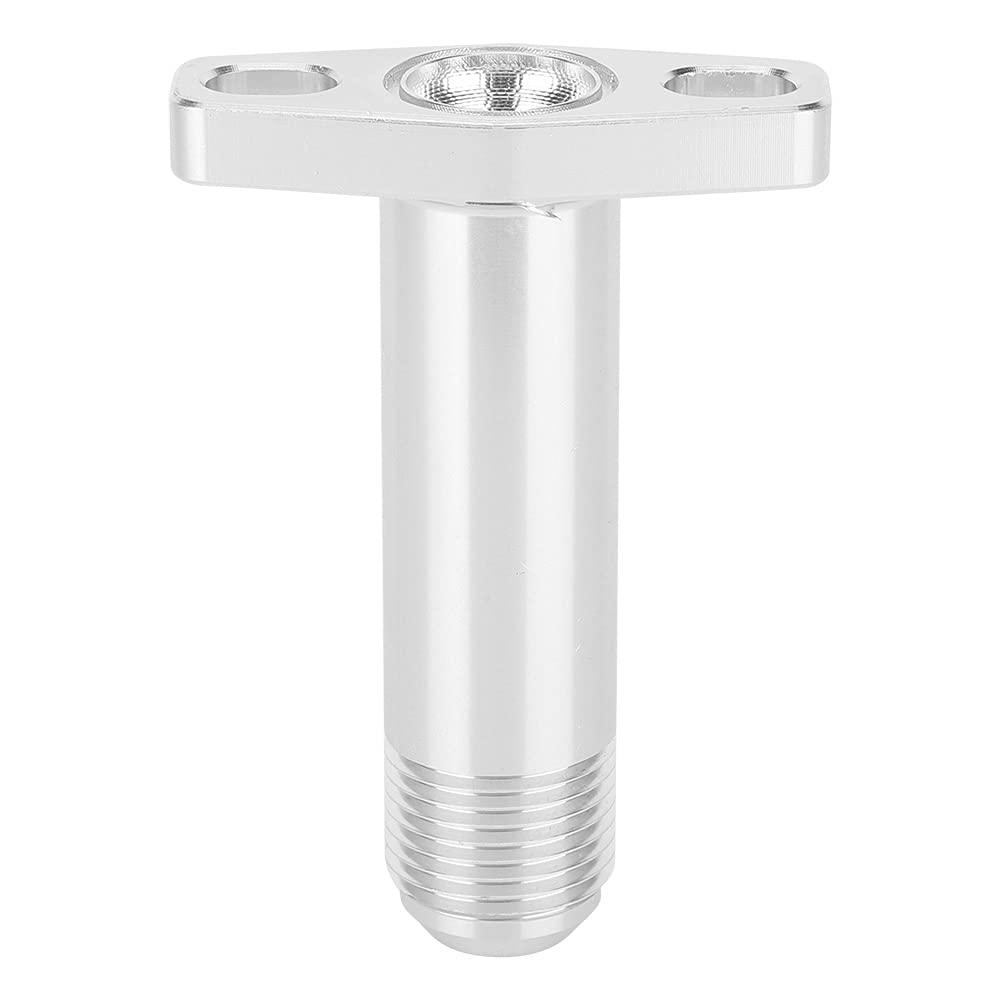 Flangia di Scarico Ritorno Olio Turbo, Flangia di Ritorno Scarico Olio Turbo in Alluminio 10AN Sostituzione Adatto per Garrett/HKS GT2560 GT2530 GT2860